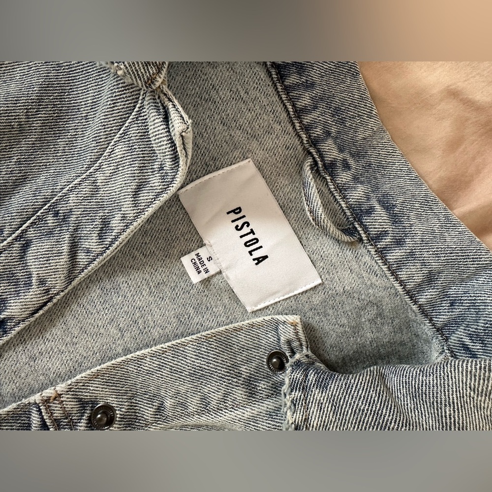 pistola Light Blue Denim Jean Jacket - Picture 7 of 13
